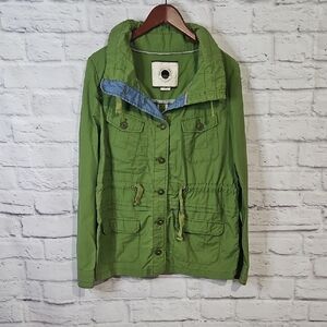 Stylish Green Utility Jacket for Women